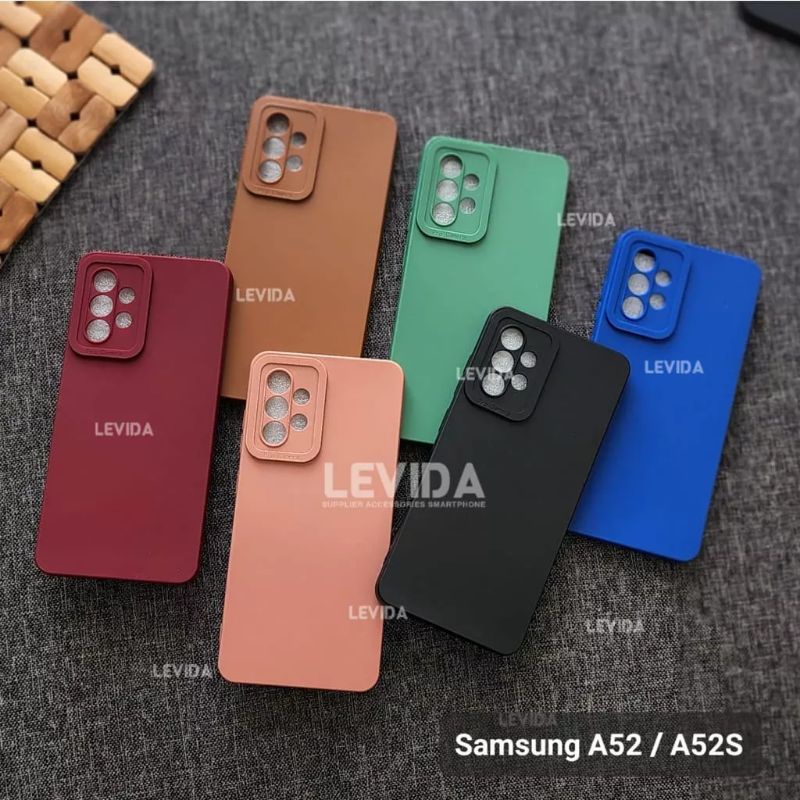 SOFTCASE PELINDUNG CAMERA MACARON SAMSUNG A52/A52S CASE PRO CAMERA