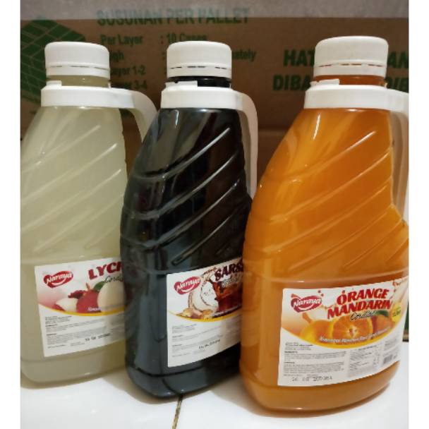 

➬Kirim Langsung✶ KWTHY Sirup Leci / lychee - Sarsi - Orange Mandarin Merek Naraya P58 ➳Laris
