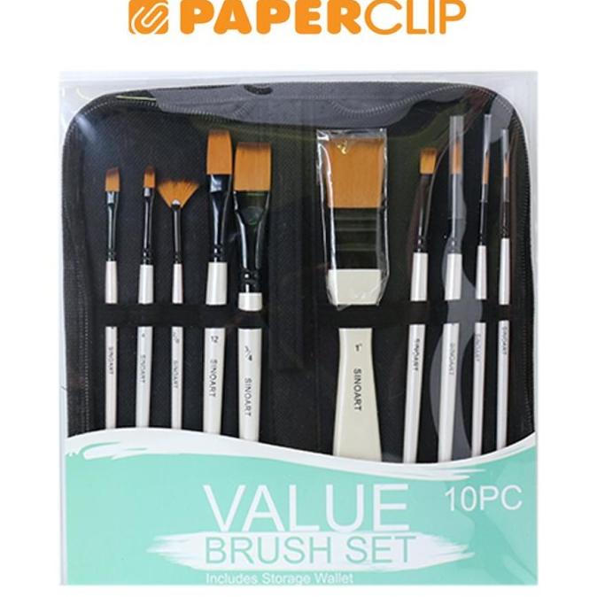 

SINOART BRUSH HOLDER 10PC BRUSH SET SFB0243