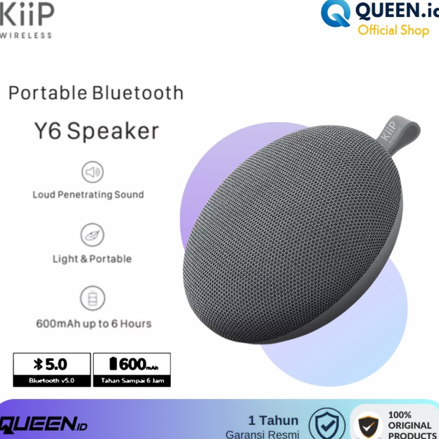 SALE TERBATAS|| SAKUMiNi Y6 Bluetooth Speaker By KIIP / Wireless Speaker Bluetooth Round Baseus kiip