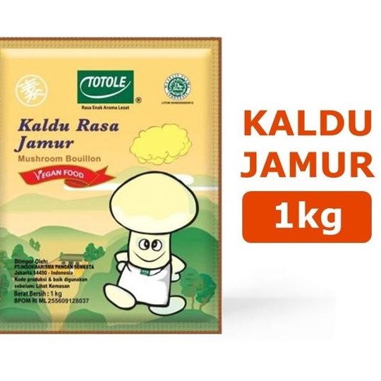 

[KODE PRODUK HNMTO5735] Kaldu Jamur totole jamur 1kg 1 kg