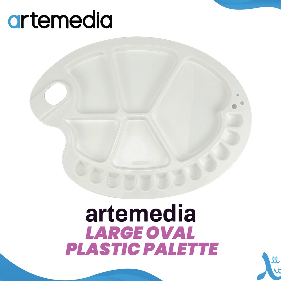 

[KODE PRODUK 8BDQI9797] Palet Lukis Artemedia Oval Plastic Palette