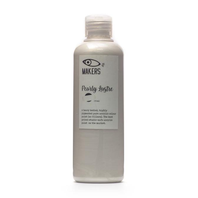 

Makers Metallic Acrylic Paint - Pearly Lustre 250ml