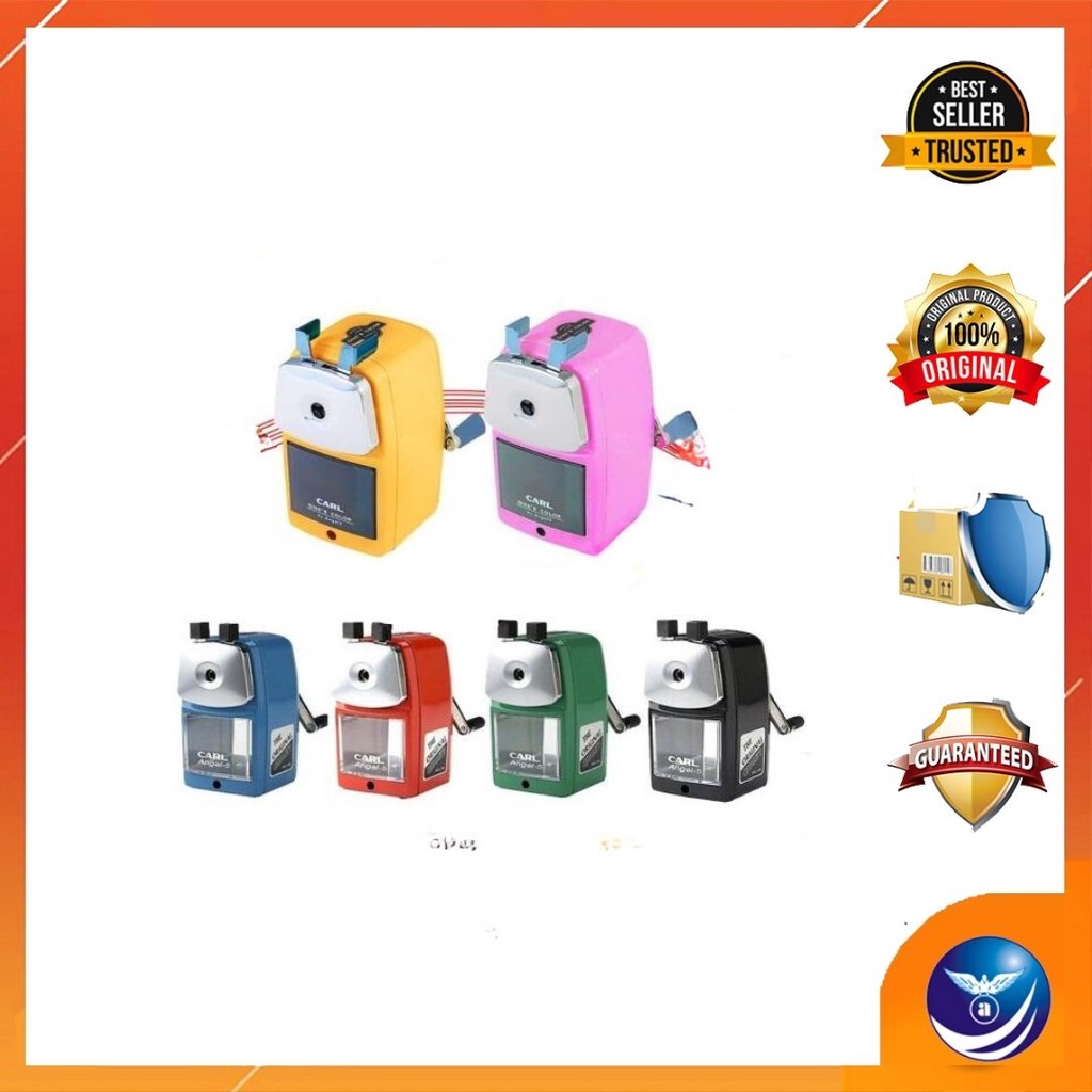 

CARL PENCIL SHARPENER CP-100A WARNA CAMPUR