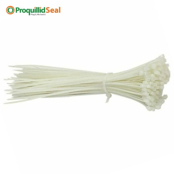 

KABEL CABLE TIS TIES NILON NYLON 400MM 40 CM 40CM x 4.8 MM PUTIH WHITE