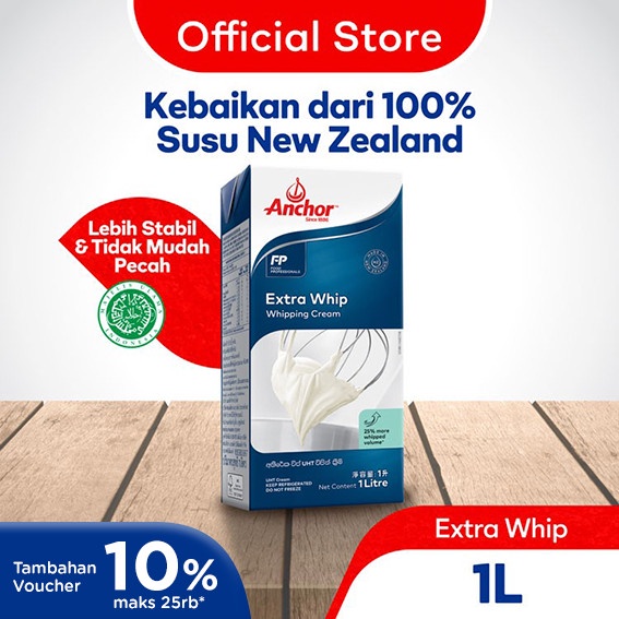 

Terlaris Anchor Extra Whip 1L