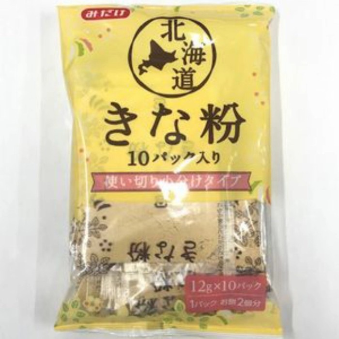 

Terlaris Mitake Hokkaido Kinako Powder ( 10X12 Gr ) Roasted Soybean Flour Japan