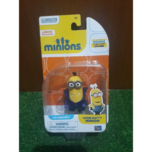 figure minion 3 inch original thinkway toys minions the movie despicable me