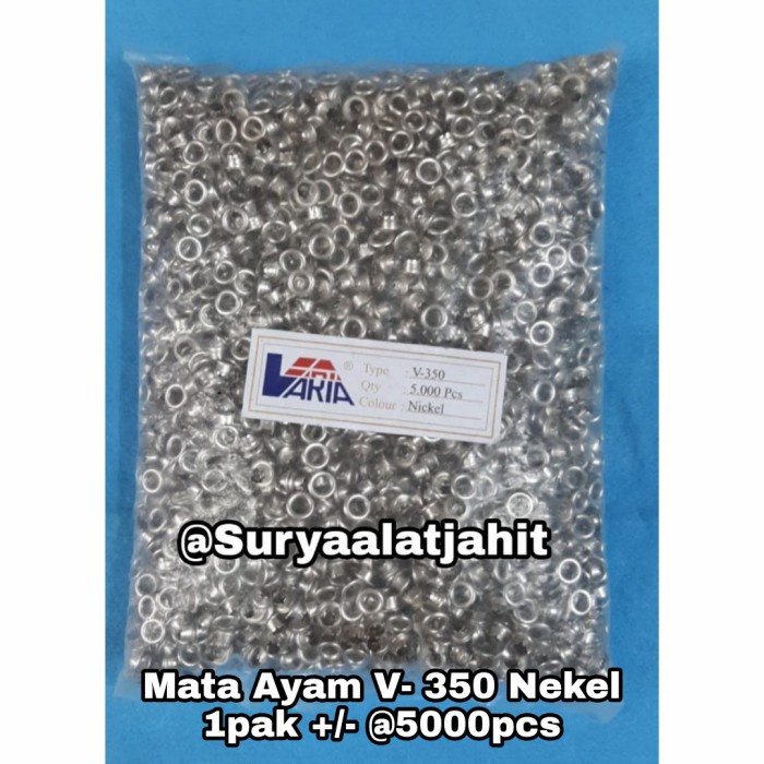 

Terlaris Mata Ayam V-350 (5Mm)Nekel 1Pak +/-@5000Pcs