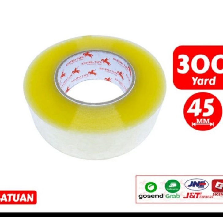 

✢Terlaris↕ QTPI8 Lakban OPP bening ukuran 45 mm x 300 yard E77 ➾Terlaris