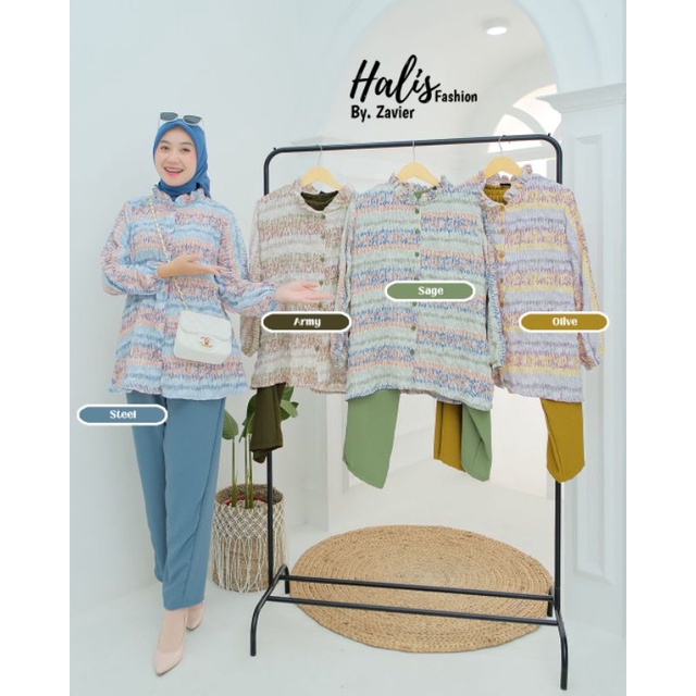 HALIS FASHION / ONESET ABSTRAK HALIS FASHION/ ONESET SALUR HALIS FASHION