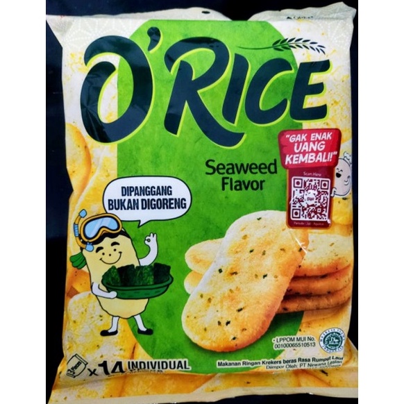 

Diskon promo DELFI ORION O'rice Seaweed Flaur 111 gr 70P