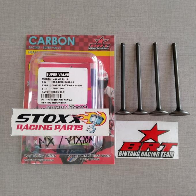 KLEP SUPER CARBON BRT 22/19 JUPITER MX / VIXION / R15