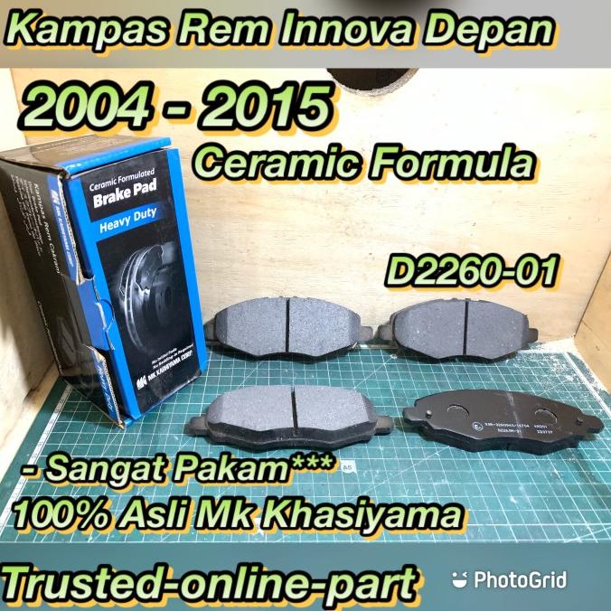 Kampas rem Innova depan kampas rem MK 100% Asli JPN