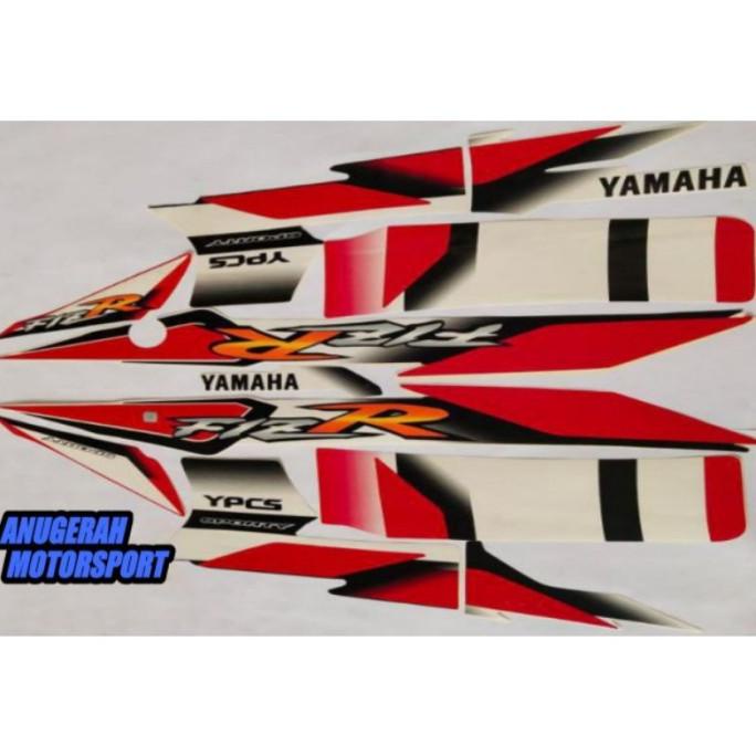 Striping Sticker Lis Body Yamaha Fizr F1zr Fiz R 2002 2003 Merah Putih