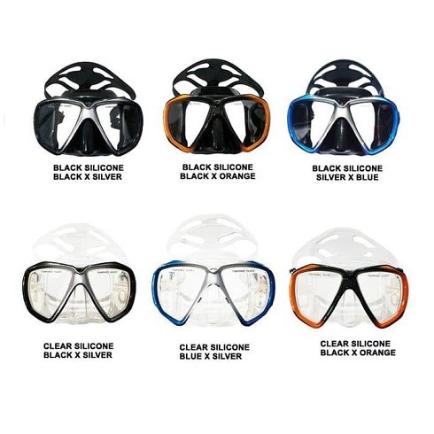 Terlaris Kacamata Selam Snorkeling Lensa Minus Scuba Diving Mask Optical Lens