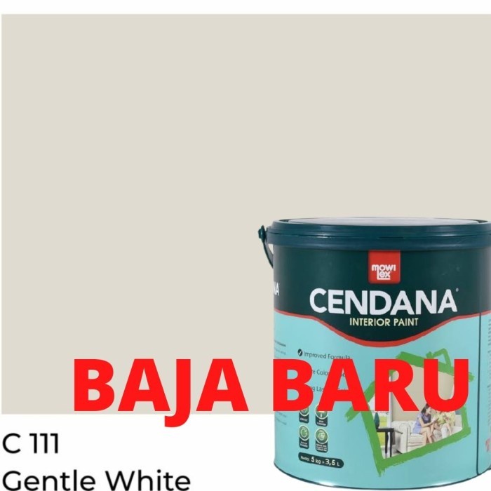 MOWILEX CENDANA 111 GENTLE WHITE 5KG/CAT TEMBOK INTERIOR