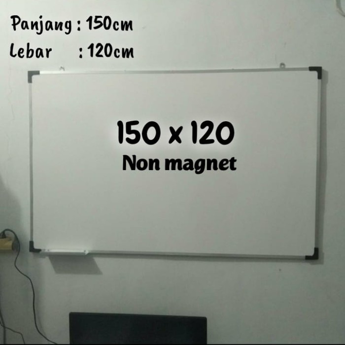 

Terlaris Papan Tulis Whiteboard Gantung 150 X 120 Cm