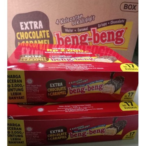 

beng-beng extra Chocolate & Caramel isi 17 pcs