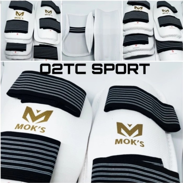Terlaris Pelindung Tangan Kaki Moks Gold Series/ Shin Arm Taekwondo