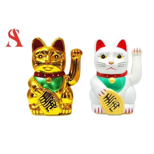 Maneki Neko Sempoa | Kucing Keberuntungan 16Cm