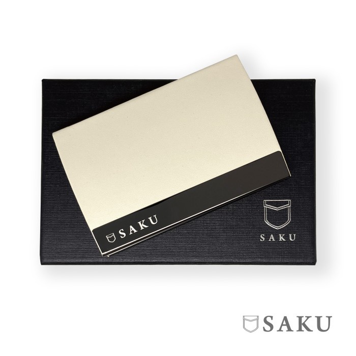 

Dompet Kartu Nama Saku Kotak Kartu Nama Kulit Business Card Holder Sil