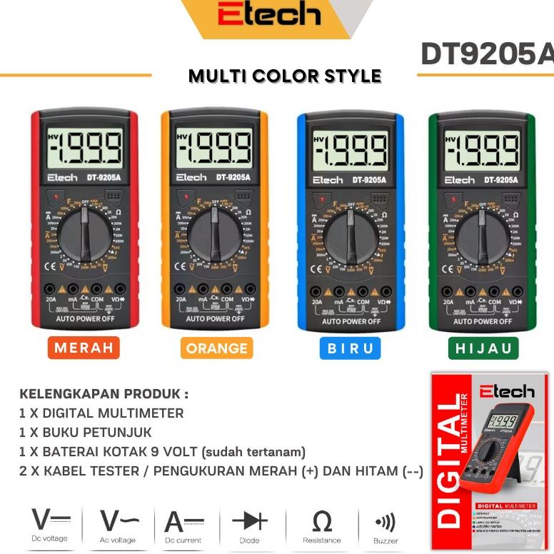 Terbaik New Multimeter Multitester Avometer Digital Analog Terbaru Bukan Fluke Sanwa Constant Zotek 