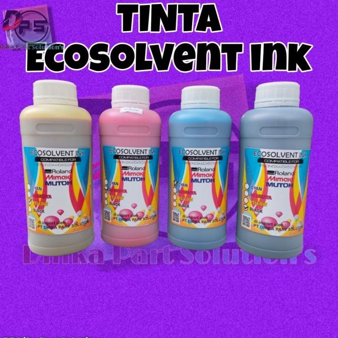 

tinta eco solvent 1liter Import ---NEW---