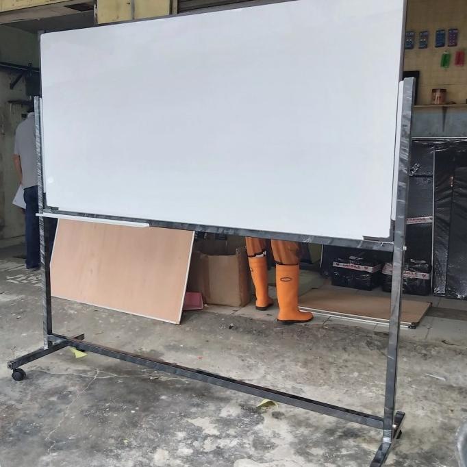 

whiteboard standing 100 x 200 cm nonmagnet ---NEW---