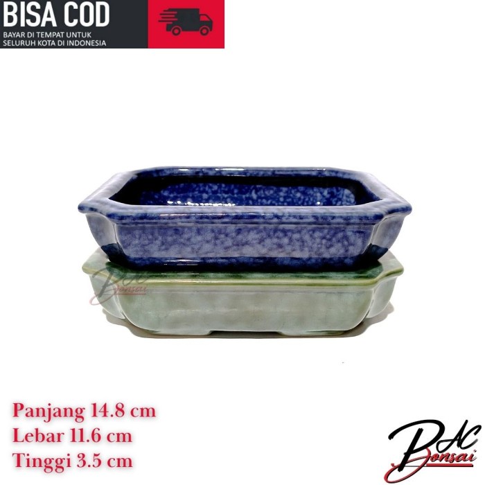 Pot Keramik Bonsai Ukuran Small Cantik