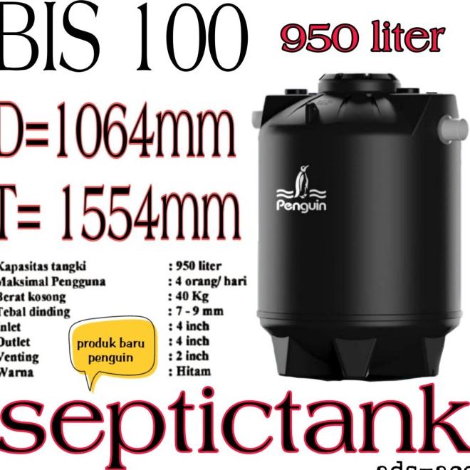 Septic Tank Penguin Bis 100 / 950 Liter
