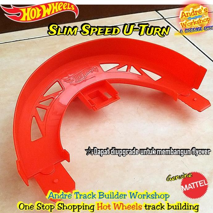 Hotwheels Track Builder High Speed U Turn Ori Mattel Hot Wheels Curve