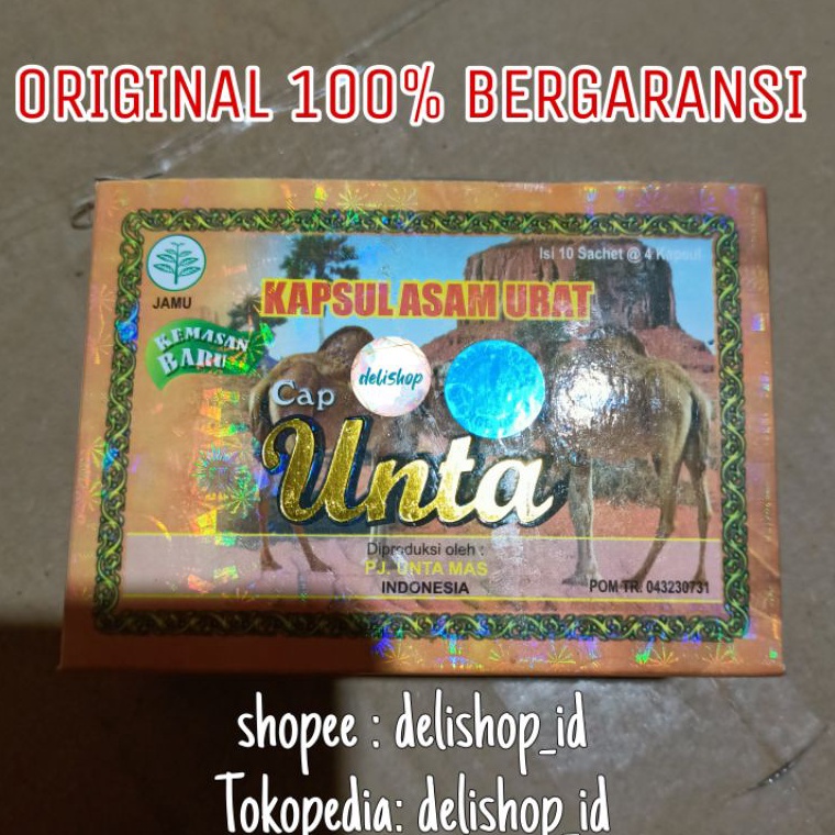 

【Penjualan Terbaik】✅COD KAPSUL ASAM URAT CAP UNTA [ORIGINAL BERGARANSI]