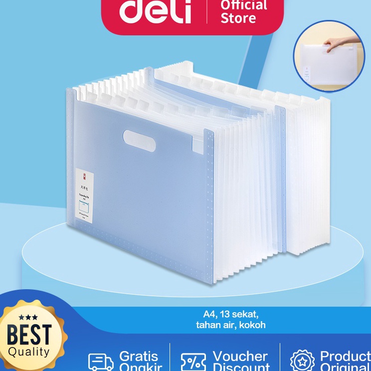 

PROMO HARI INI Deli File Folder Document Bag Tas Dokumen File A4 Isi 13 sekat 72580 !!!