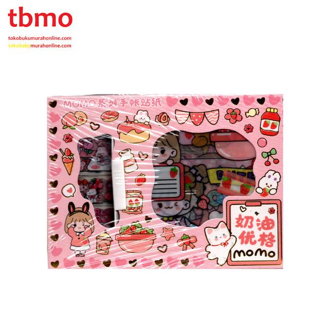 

Momo Sticker Box Roll / Deco Sticker Momo PVC Anti Air