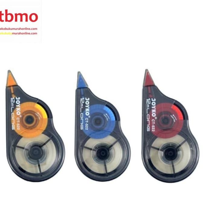 

TBMO CORRECTION TAPE JOYKO CT-522 / TIP-EX / STIPO KERTAS