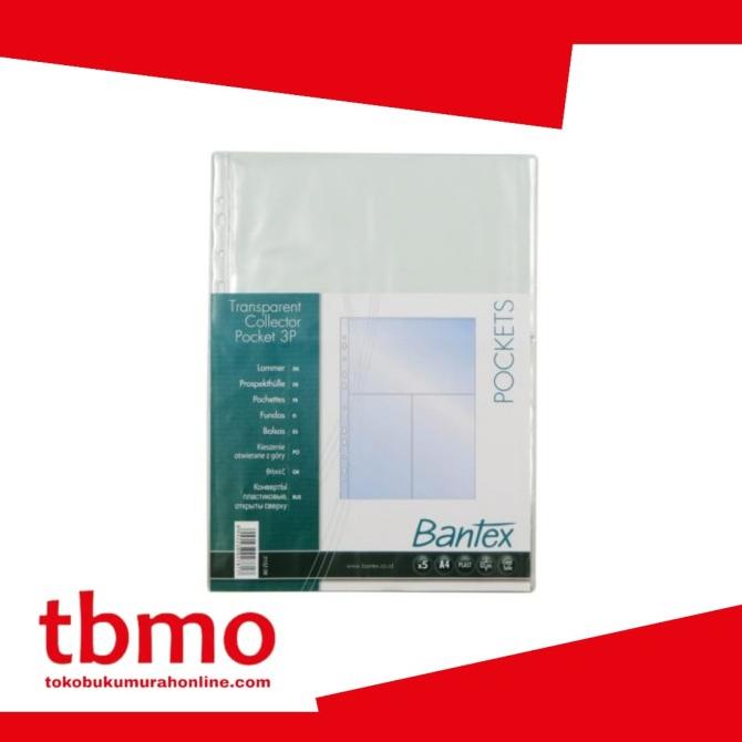 

TBMO COLLECTOR POCKET A4 1X3P TRANSPARANT TP 0.12 @5PCS BANTEX 2152 08