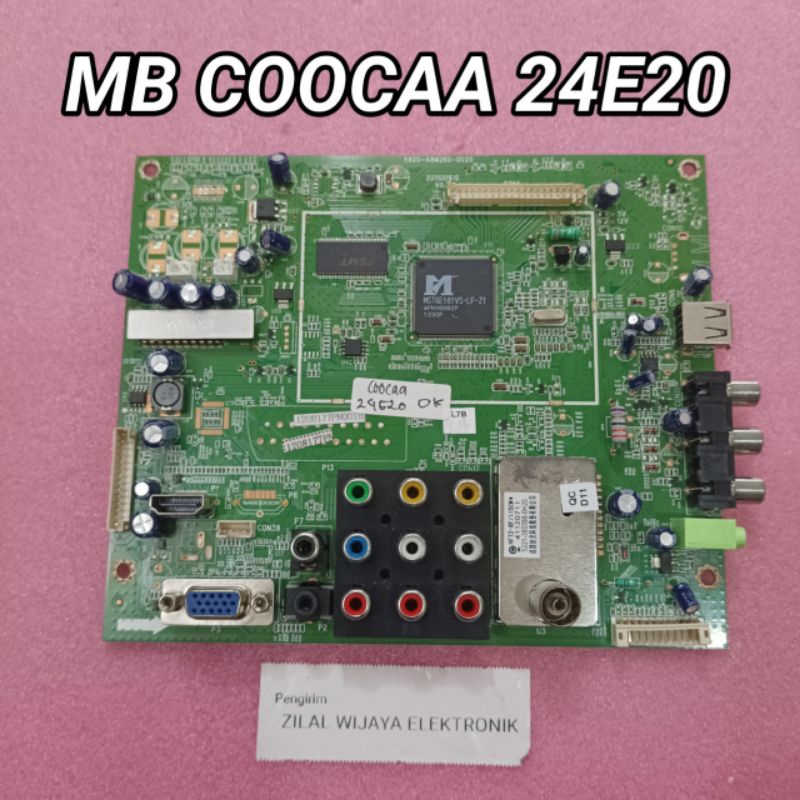 COOCAA 24E20 - MB - MAINBOARD - MOTHERBOARD - MOBO - MESIN TV - MB TV COOCAA