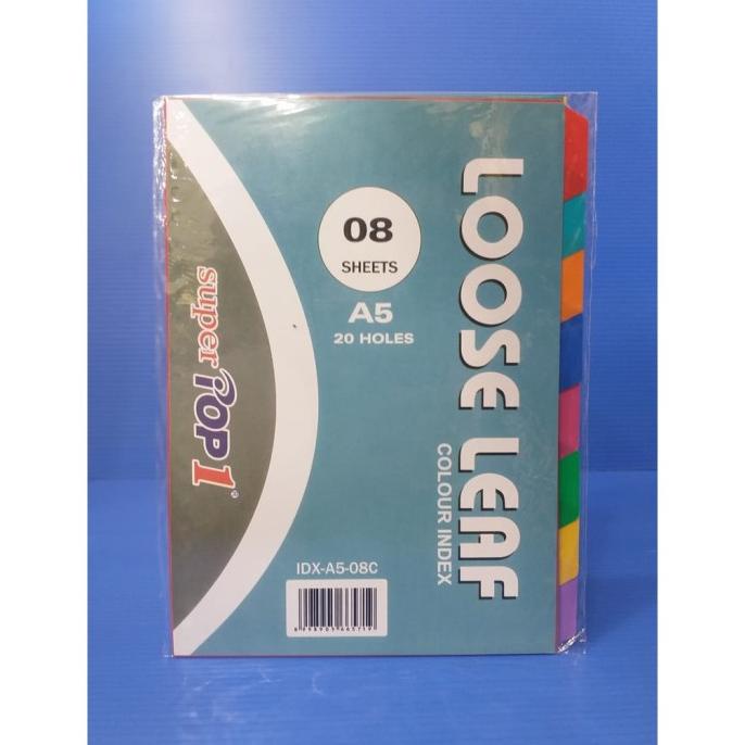 

PEMBATAS BINDER A5 / INDEX POP 1 A5 8C