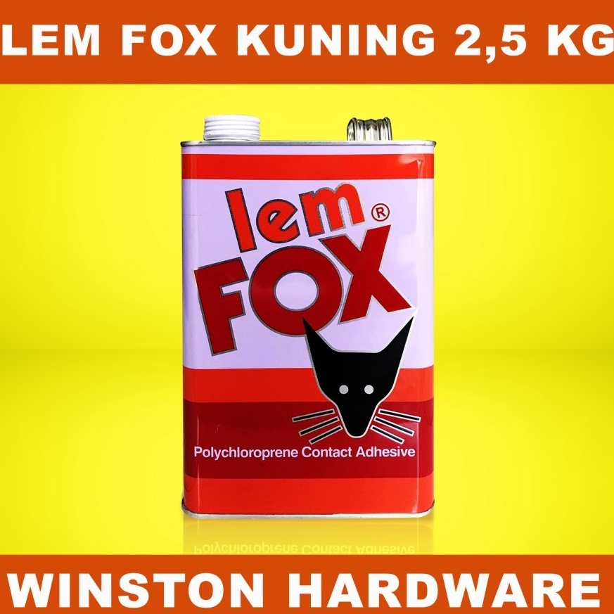 

Seller.. PROMO Lem HPL Furniture Mebel Fox Kuning Galon Kecil 2,5 Kg 2500gr winston surabaya 94