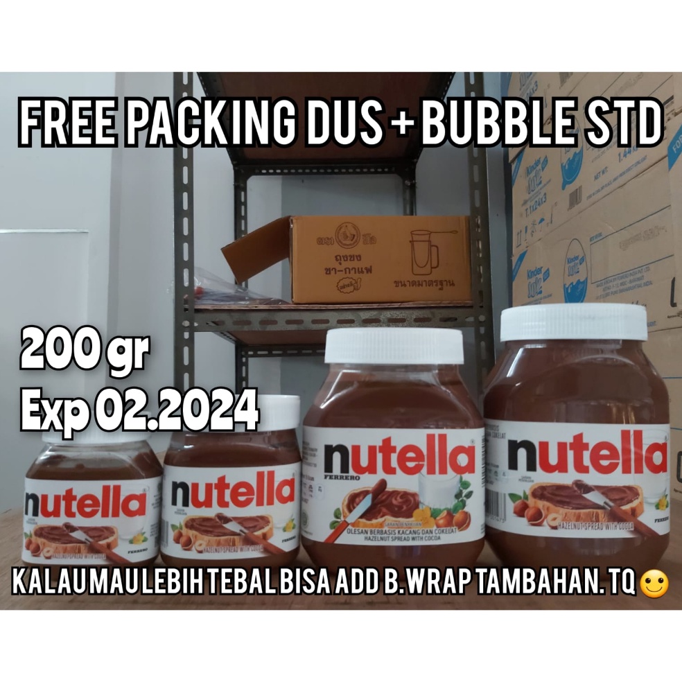 

Stok banyak nutella 200gr / nutella spread / nutella spread 200 gr EGQ