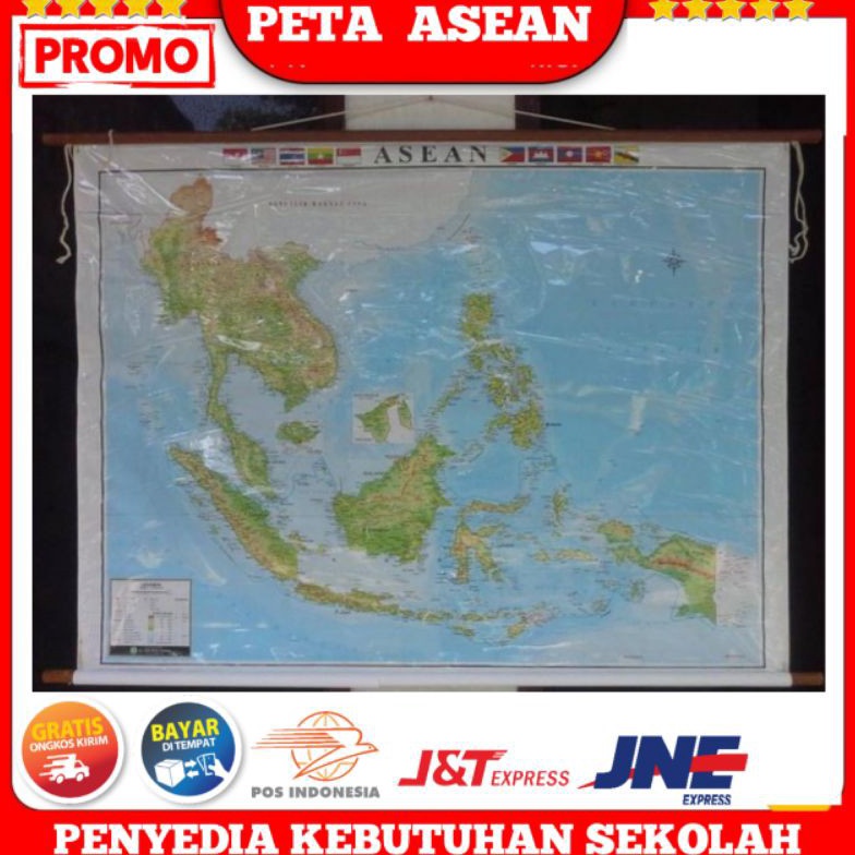 

Terbaru.. Peta Asean (Terlaris) / Edisi Gantungan / Peta asean / Peta gantung asean / Peta Asia Tenggara JSJ