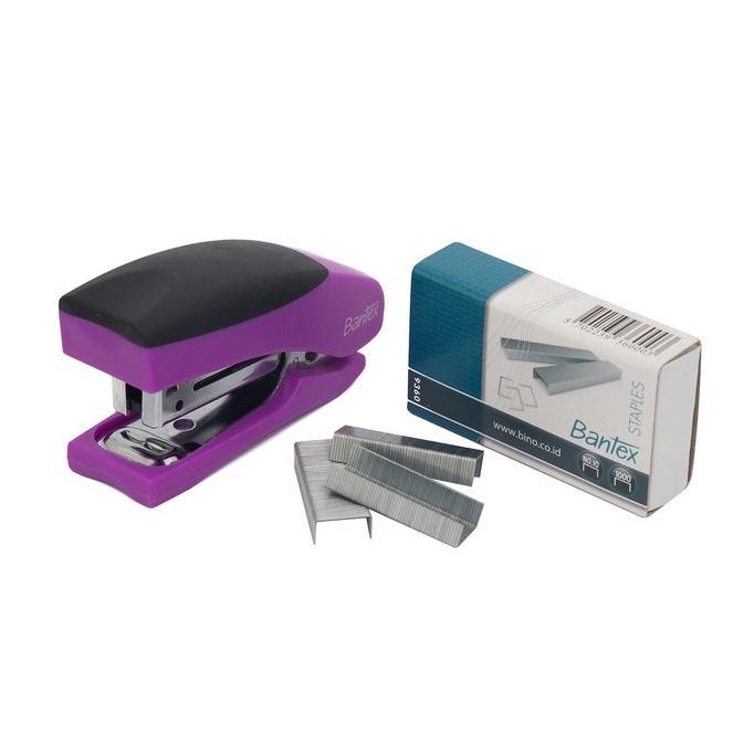 

STAPLER SET BANTEX MINI HD-10 + REFILL PURPLE 9330 21