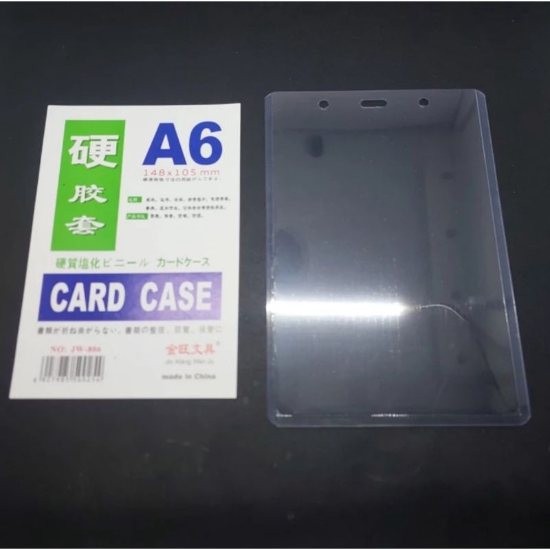 

RB CARDCASE A6 / CARD CASE A6 / SAMPUL KERTAS A6 / PLASTIK SAMPUL A6 / PELINDUNG KERTAS MURAH /