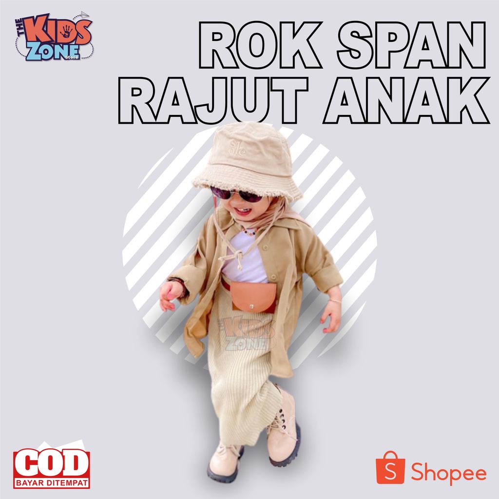 Rok Span Rajut Panjang Rok Premium Rajut Rok Span knitted Rok Rajut Span Anak
