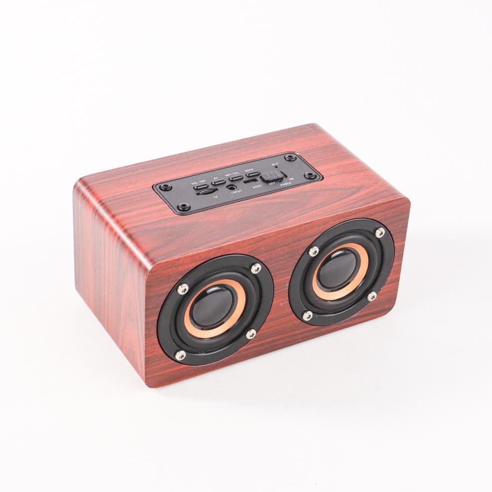 ENA959 Speaker Bluetooth Stereo Subwoofer - Speaker Portable - Wood Materials - W5 ***