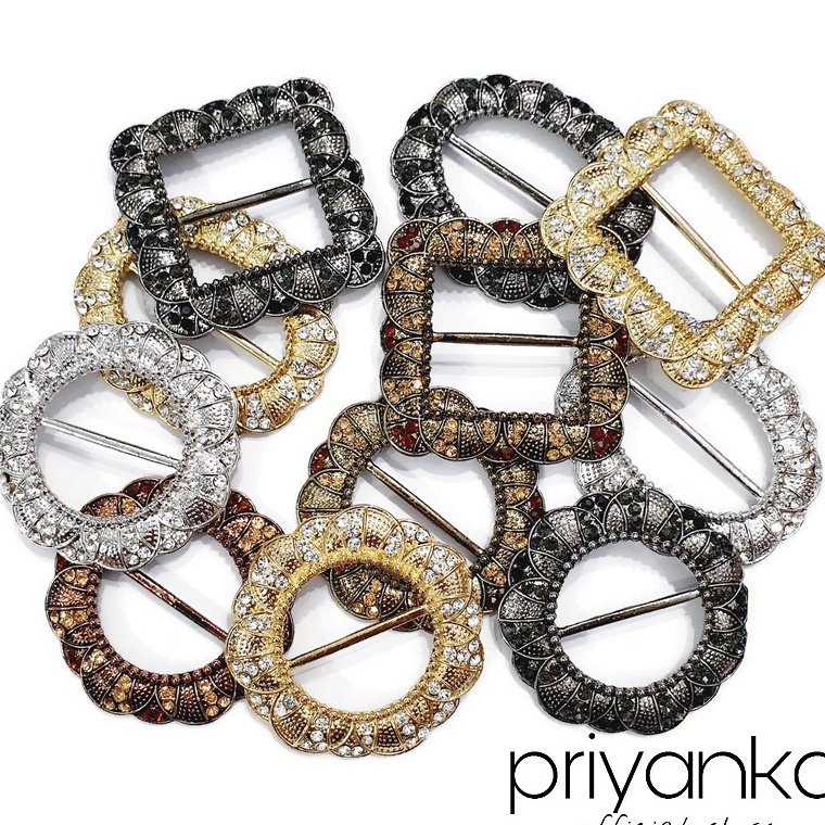 Realpct Gesper Ring Rok Lilit Premium Baja/Gesper Plat/Gesper Kain