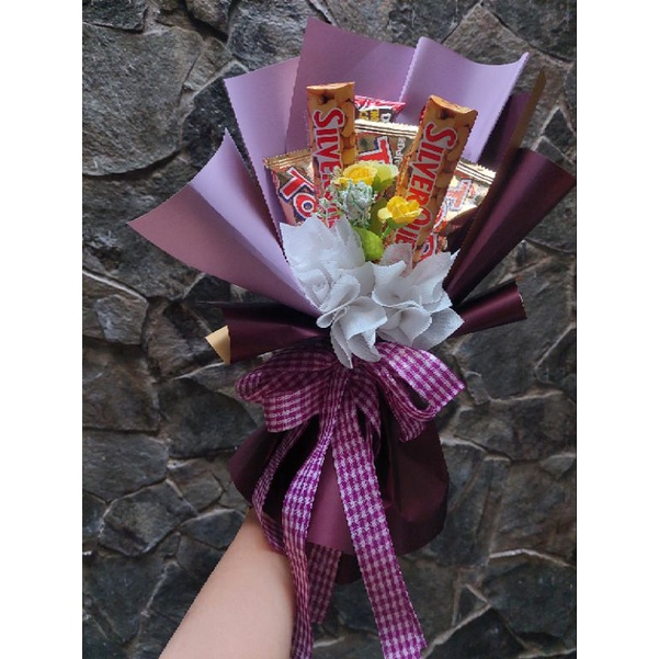 

buket silverqueen mix