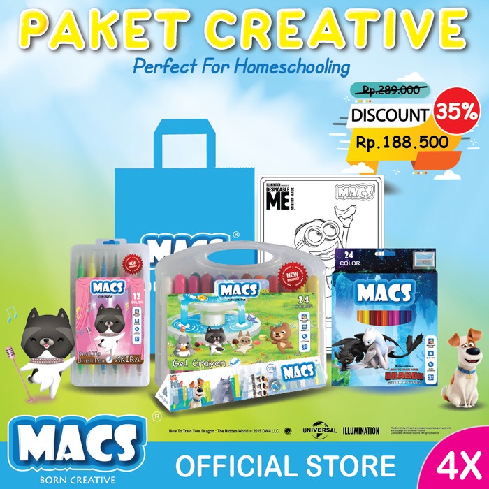 

Best Seller Paket Creative Mewarnai Pensil Warna Gel Crayon Color Pen Set