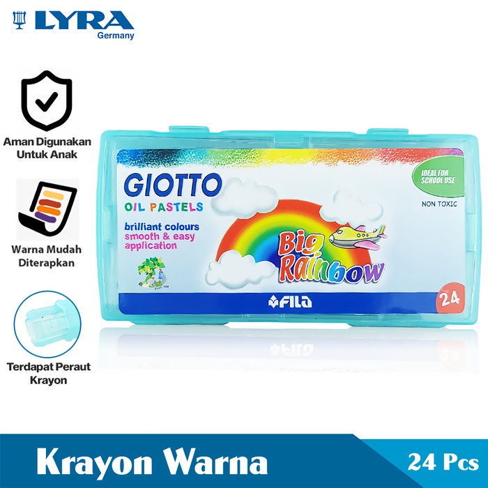 

Best Seller Giotto Pensil Warna / Krayon 24 Warna Oil Pastel Lyr-295200